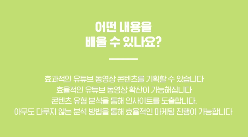 유튜브 바이럴 마케팅 파인트리 배울 수 있는것