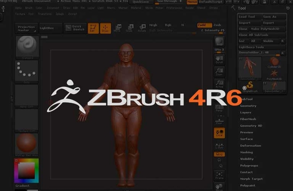 Zbrush 4R6 입문에서 마스터 까지 Zbrush 4R6 의 모든것 썸네일